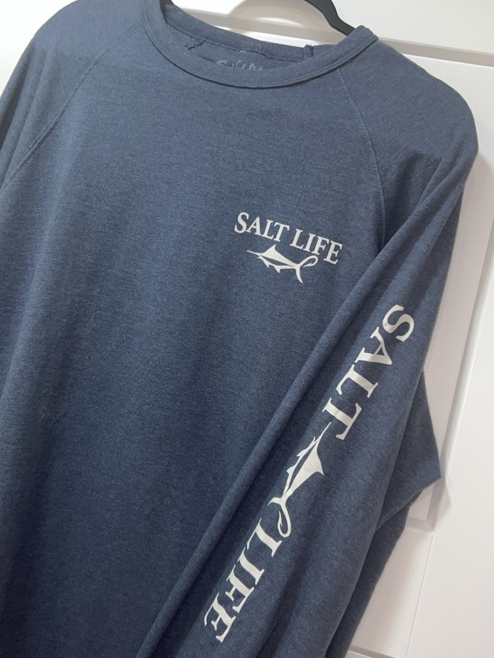 Salt Life Indigo Blue Pullover Sweatshirt - Picture 3 of 4
